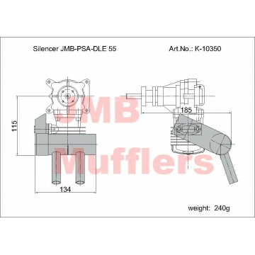 Silencer PSA DLE-30,32